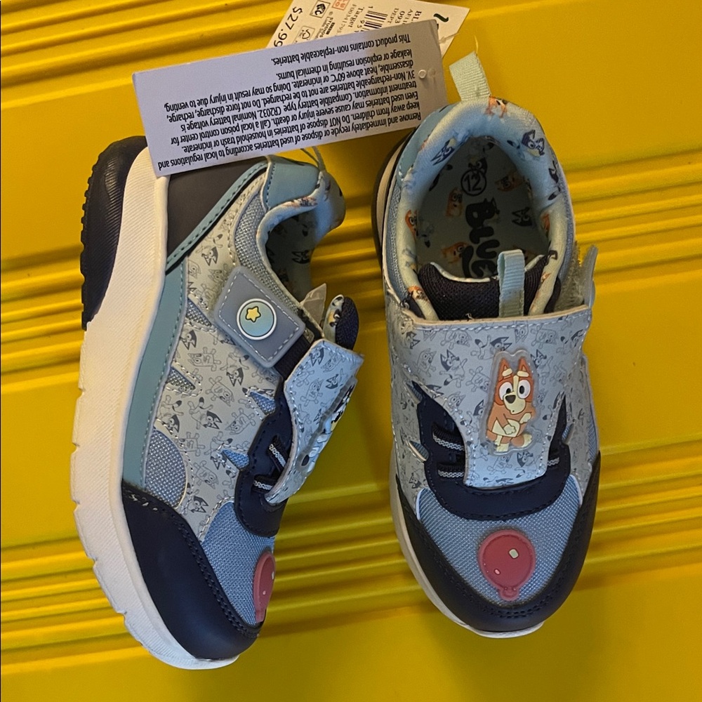 Kids Sneakers - Blue and Navy - Picture 3 of 4